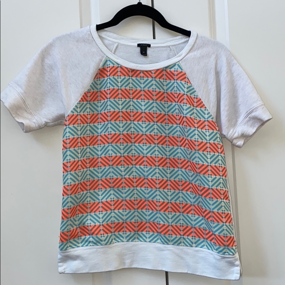 Jcrew Shortsleeved Sweatshirt